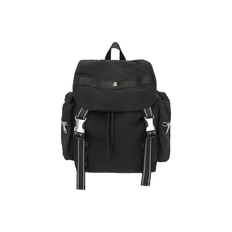 GOBLIN SHARKS 1759 Nylon Backpack Regular Unisex Coffee/Black/Gray/Orange Red/Army Green-7