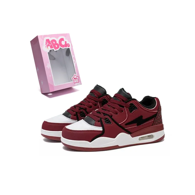 ABCIO Anti Slip And Wear Resistant Height Increasing Low Top Skateboard Shoes Unisex-0