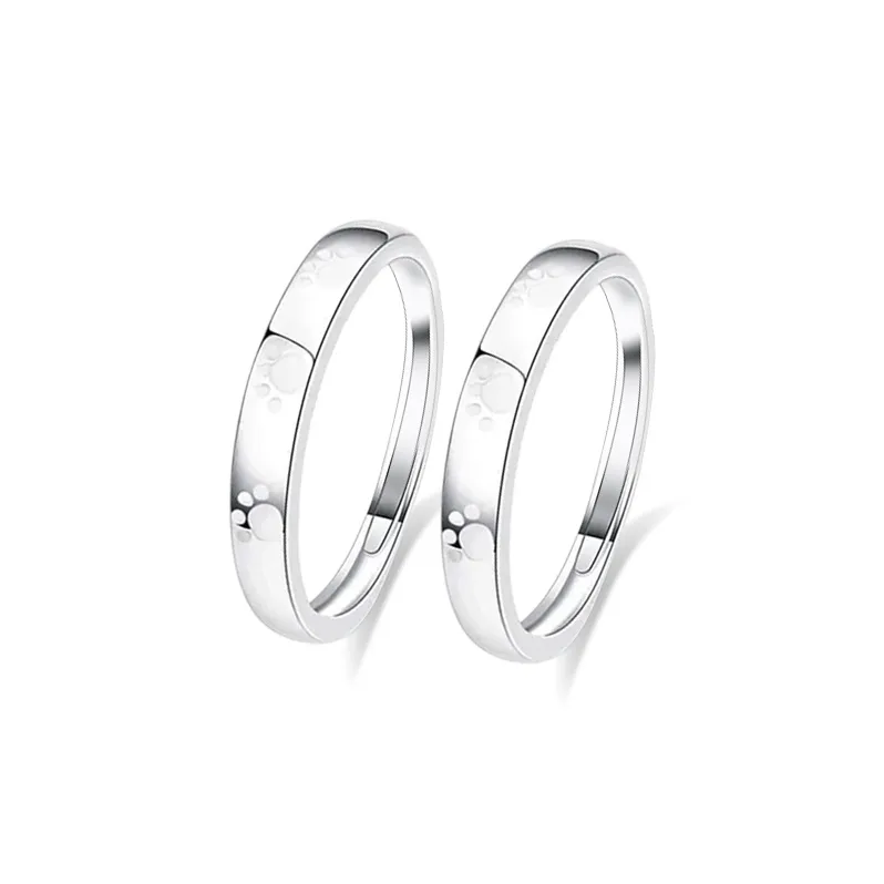 LUCA Sterling Silver Rings Unisex-7