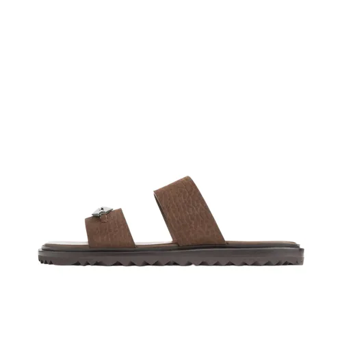 Jimmy Choo Slide Slippers Men's Brown