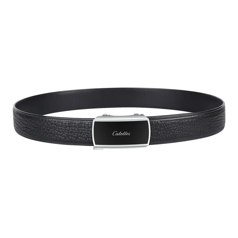 CATELLES Top Grain Cow Leather Leather Belts Men's 3.5cm-1