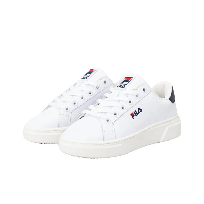 FILA Court Plumpy Cushioning Low-Top Casual Shoes Unisex White-2