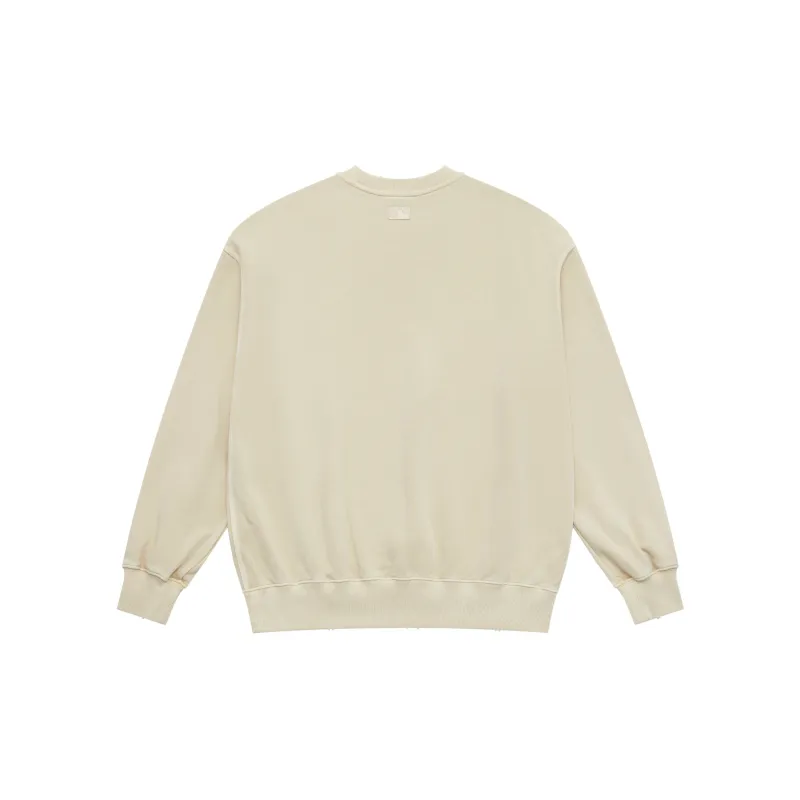 MLB MLB Preppy Style Collection New York Yankees SS25 Sweatshirt Unisex Linen Sandy Brown-1