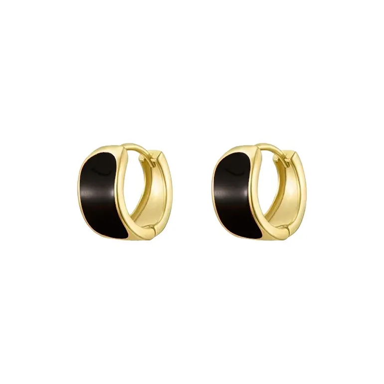 WAW Gold Plated Copper Earrings Women's-0