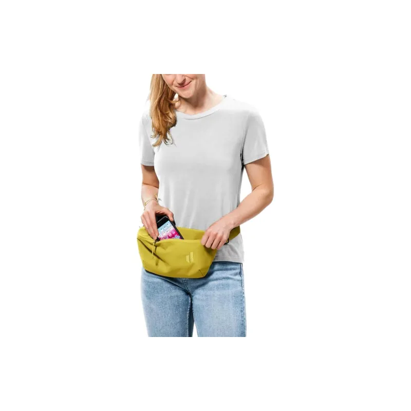 DEUTER Recycled Polyester Crossbody Fanny Pack Unisex Ginger Yellow-3