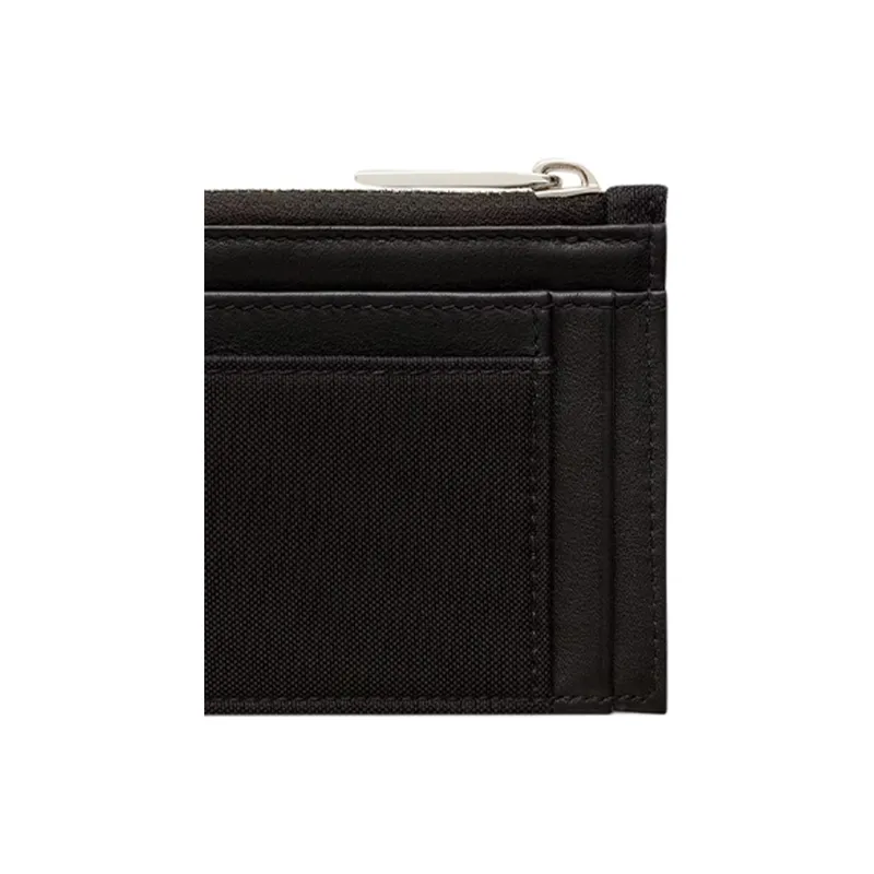 DIOR Nylon Coin Purses Card Holders Men's Black-2