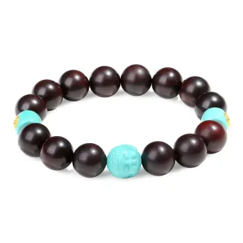 PUTUOSHANWENCHUANG Rosewood Bracelets Unisex