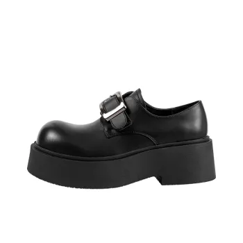Wonderful Couple Loafers 6.0cm Women's Black