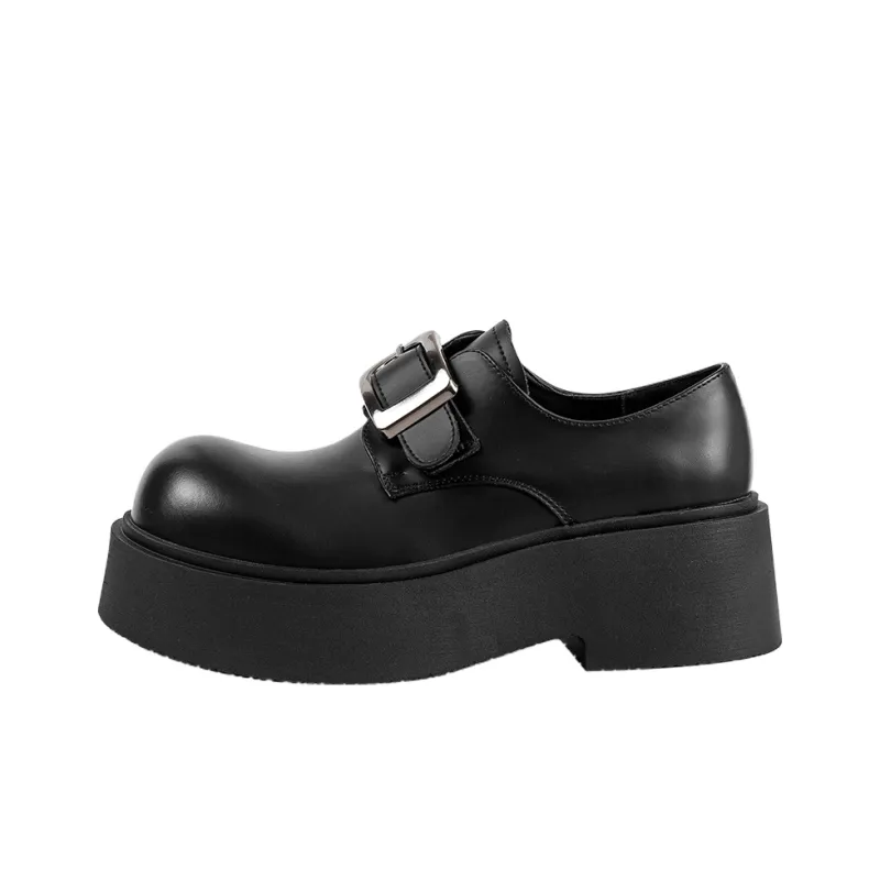 Wonderful Couple Loafers 6.0cm Women's Black-0