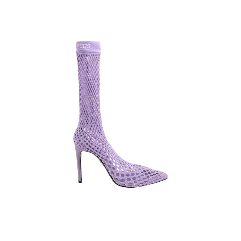 GCDS Ankle Boots Women's Purple-1