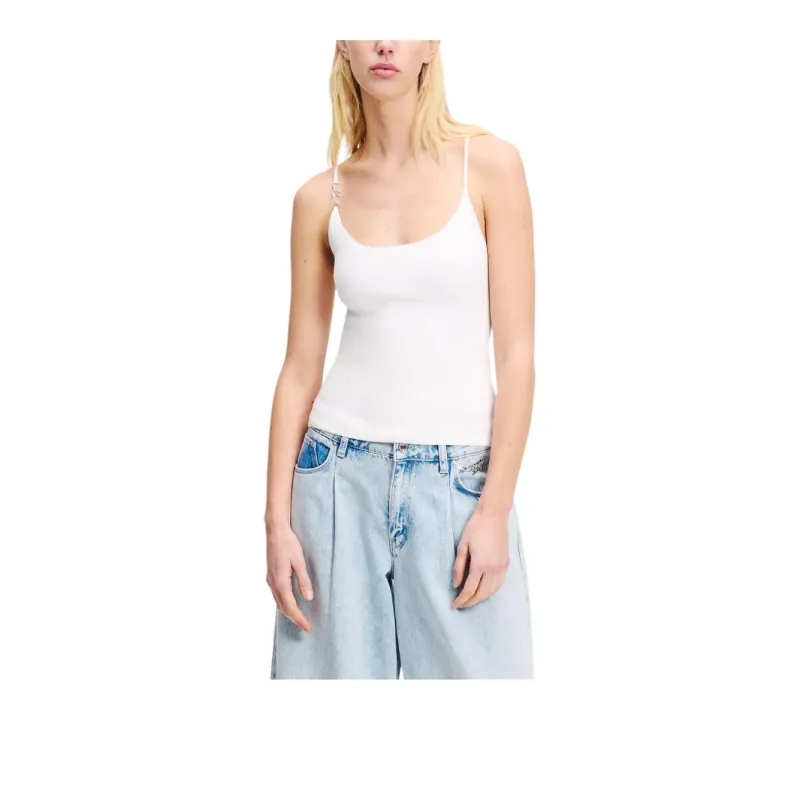 KARL LAGERFELD / Karl Lagerfeld Jeans Knitted Tank Top-3