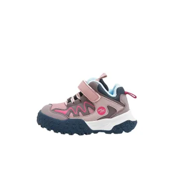 Teenmix Slip Resistant Anti Kick Wear Resistant Low Top Kids Lifestyle Shoes Gray Pink Kids'