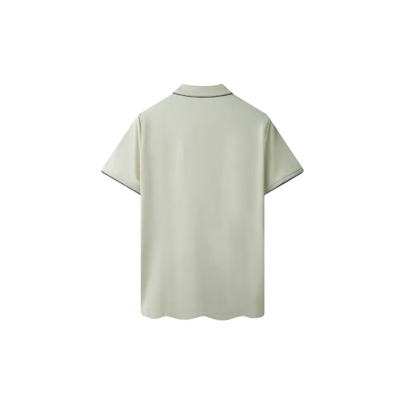 HLA Polo Shirts Men Light Green 57-1