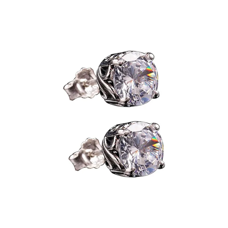 IDEE CREATIVE IDEA FOR YOU 925 Sterling Silver Stud Earrings Unisex-5