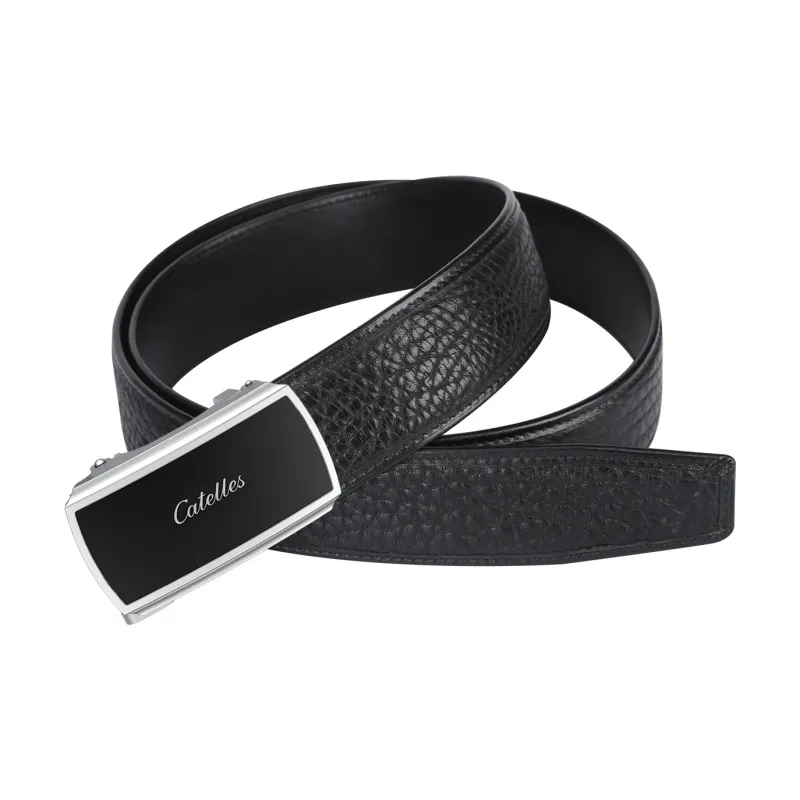 CATELLES Top Grain Cow Leather Leather Belts Men's 3.5cm-4