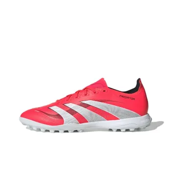 Adidas PREDATOR LEAGUE TF Rubber Broken Studs Anti Slip Wear Resistant Soccer Shoes Unisex Red White