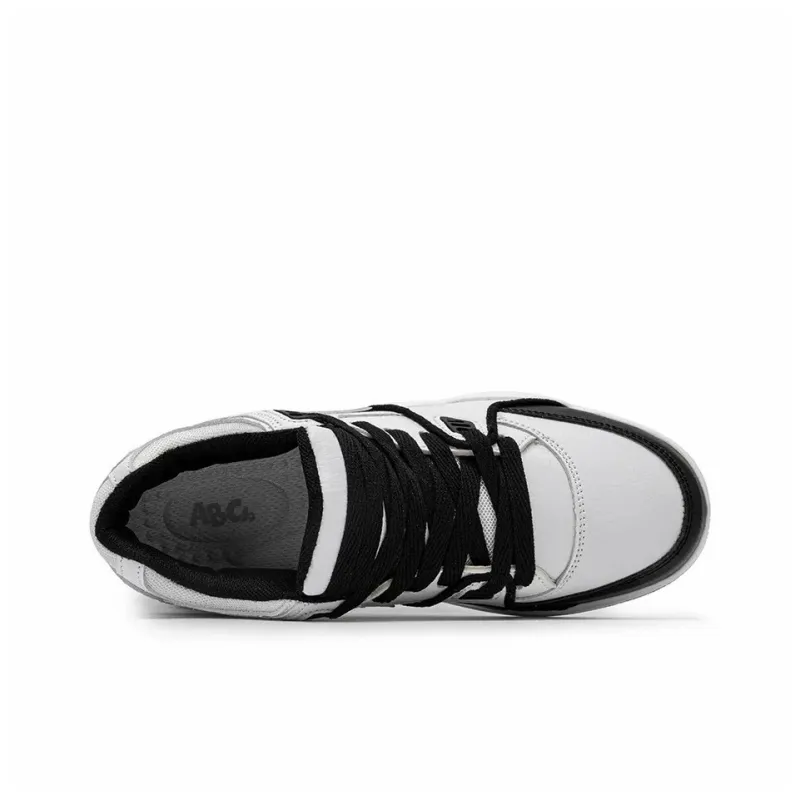 ABCIO Anti Slip And Wear Resistant Height Increasing Low Top Skateboard Shoes Unisex-8