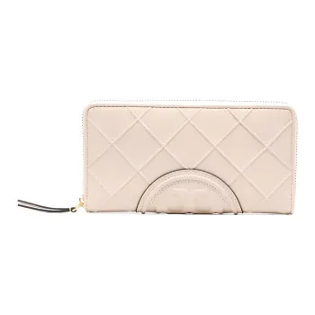 TORY BURCH Lambskin Wallet Regular Women's Ivory