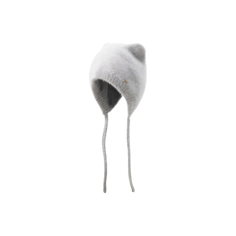 Lagur Rabbit Fur Beanies Women's-2