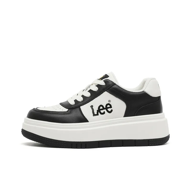Lee Small White Shoes Low-Top Skateboard Shoes Women's-5