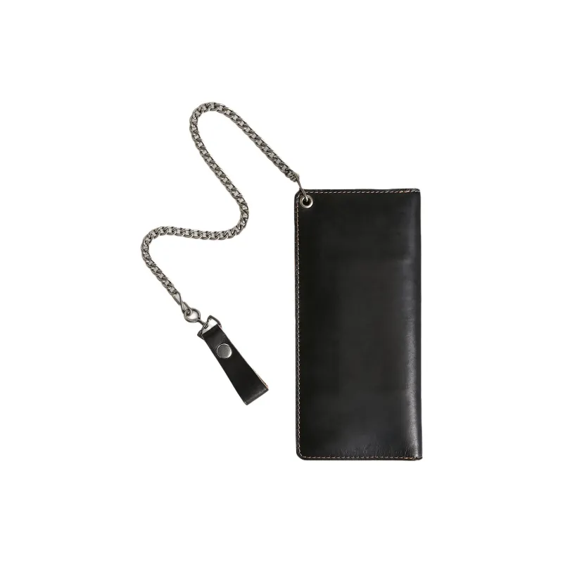 Polo Ralph Lauren Cow Leather Card Holder Wallet Men's Black-2