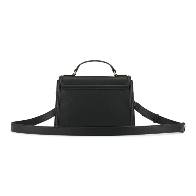 Tommy Hilfiger Artificial Leather Handbag Women's Black/Khaki-3