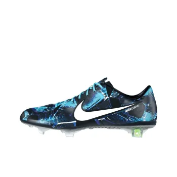 Nike Mercurial Vapor 9 FG Rubber Long Studs Anti Slip Wear Resistant Soccer Shoes Unisex Black White
