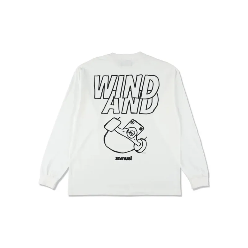 WIND AND SEA x SAMUEL X WDS L/S Tee T-Shirt Men's White-1