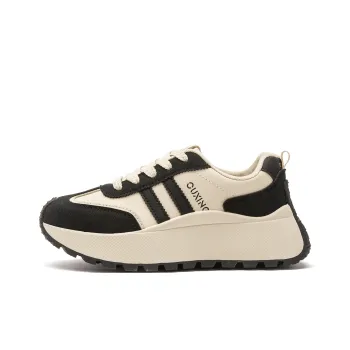 MIIRACER Non slip Wear resistant Shock Absorption Low Top Chunky Sneakers Women's