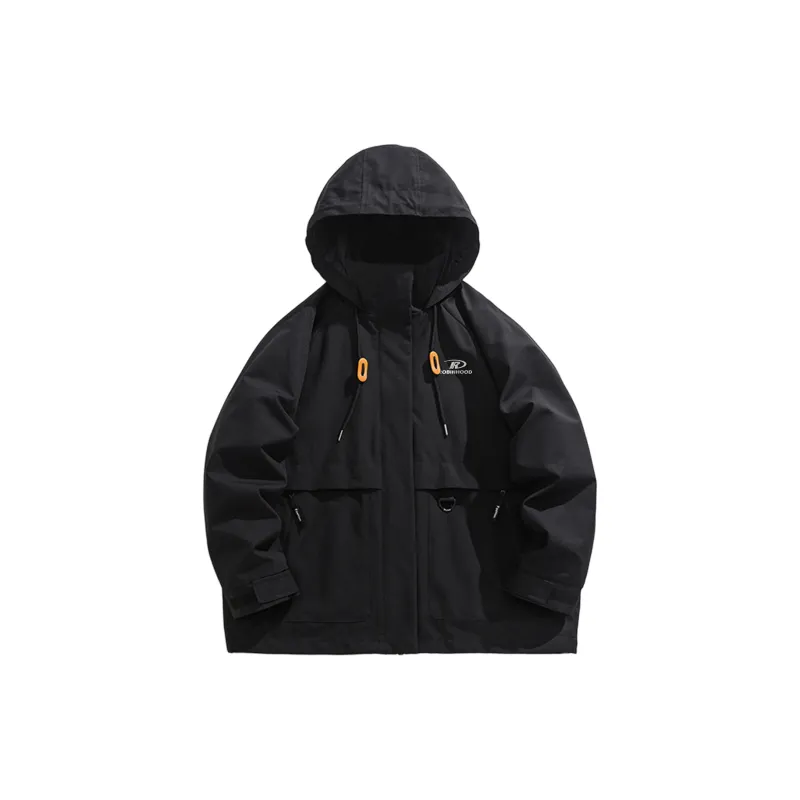 ROBINHOOD Water Resistant Windproof Breathable Warm Water Repellent Windbreaker Jacket Unisex-6