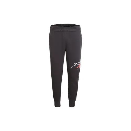 Jordan ASFlight Fleece GFX PANT Knitted Sports Pants Men's Black