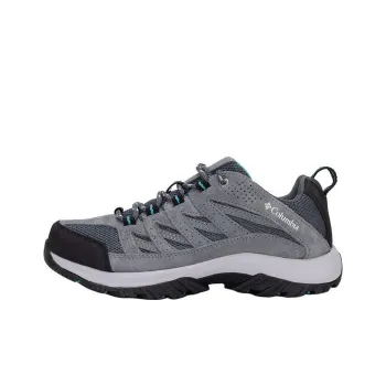 Columbia Crestwood Cushioning Anti Slip And Wear Resistant Low Top Trekking Shoes Women's Gray
