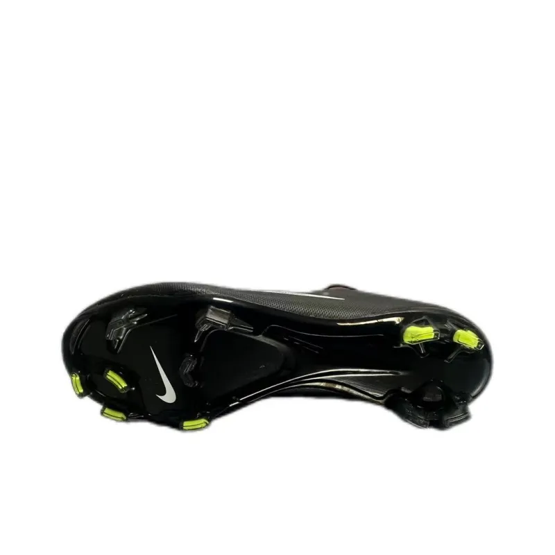Nike Mercurial Vapor 10 FG Rubber Long Studs Anti-Slip Wear-Resistant Soccer Shoes Men's Black-3