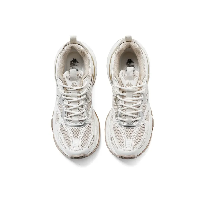 Kappa Cushioning Low-Top Chunky Sneakers Unisex Ecru-4