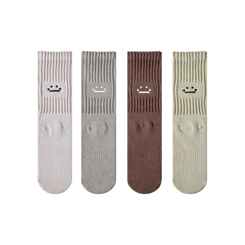 ZEROIN Mid Calf Socks Unisex 4 Pack-36