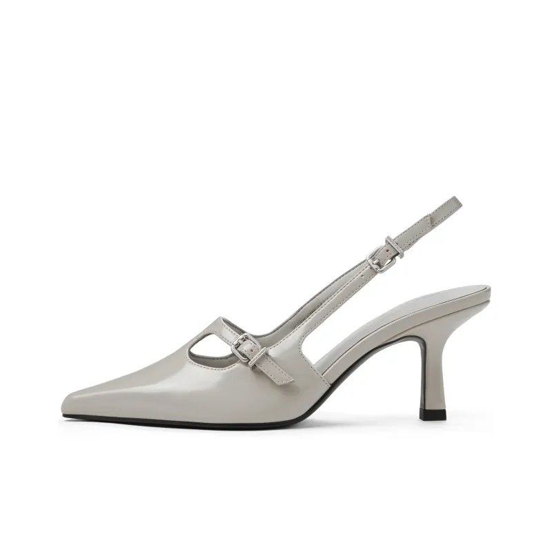 CHARLES&KEITH Small Ck Slim Heel High Heel Sandal 7cm Women's-4