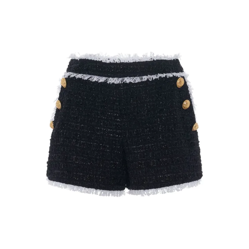 BALMAIN Casual Shorts Women's Black-1