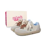 Beige Blue (A59 Kitten Bowknot)