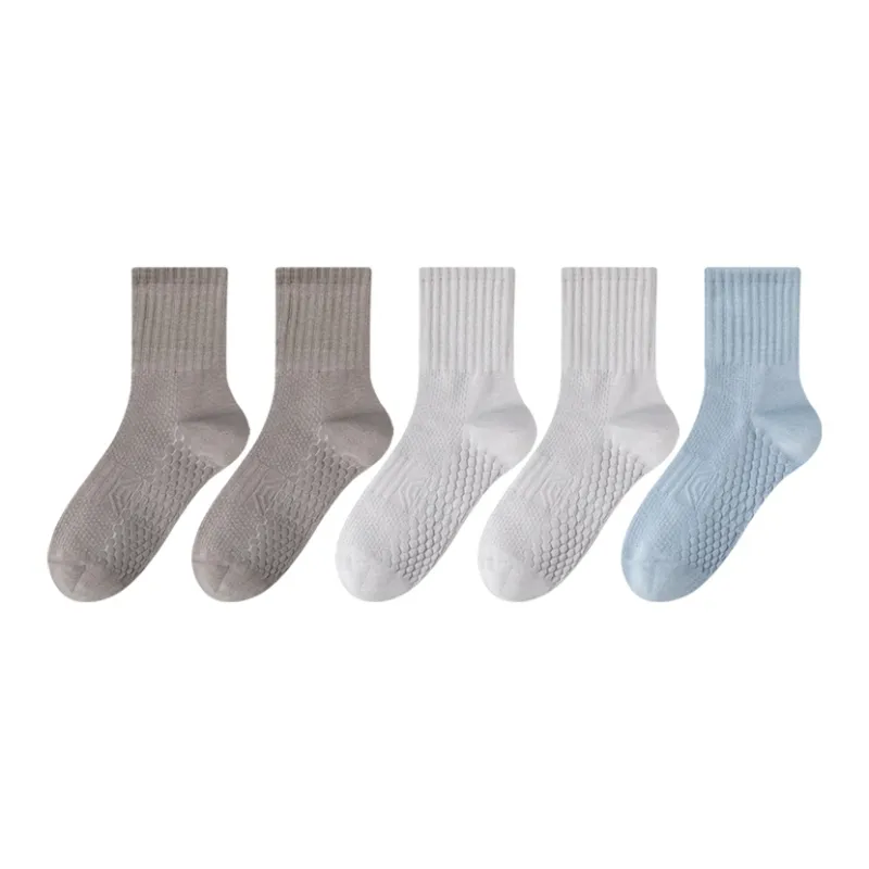 MIIOW Mid Calf Socks Unisex 5 Pack-14