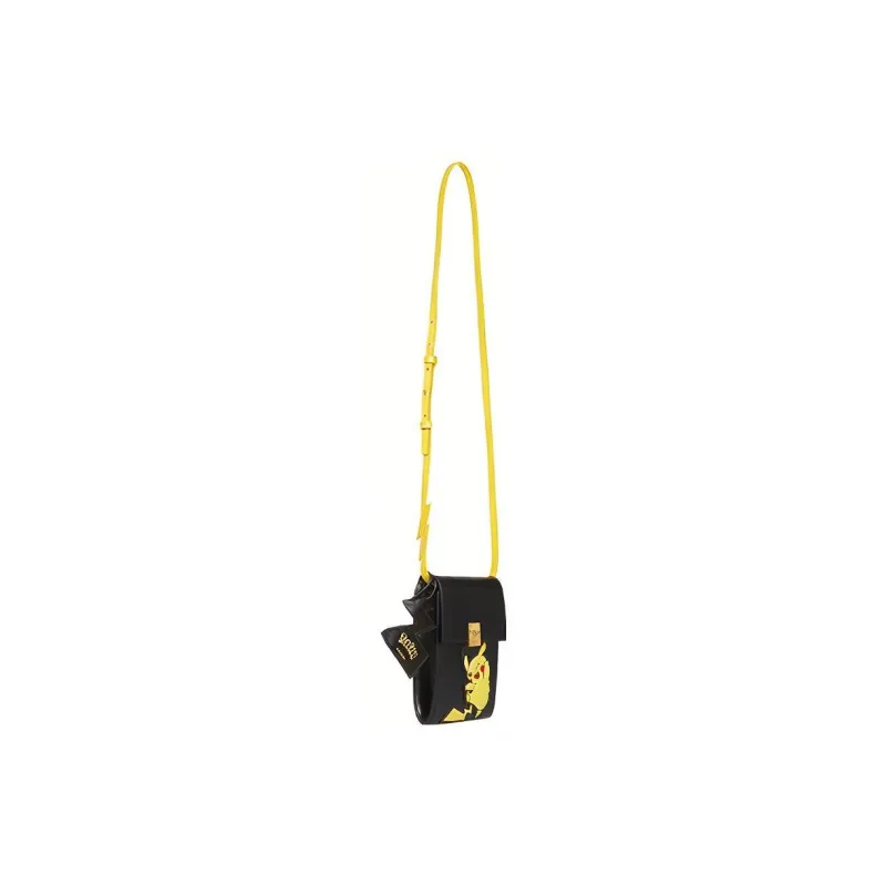 BALMAIN POKEMON Pokémon Collaboration Calfskin Card Holder Unisex Black-2