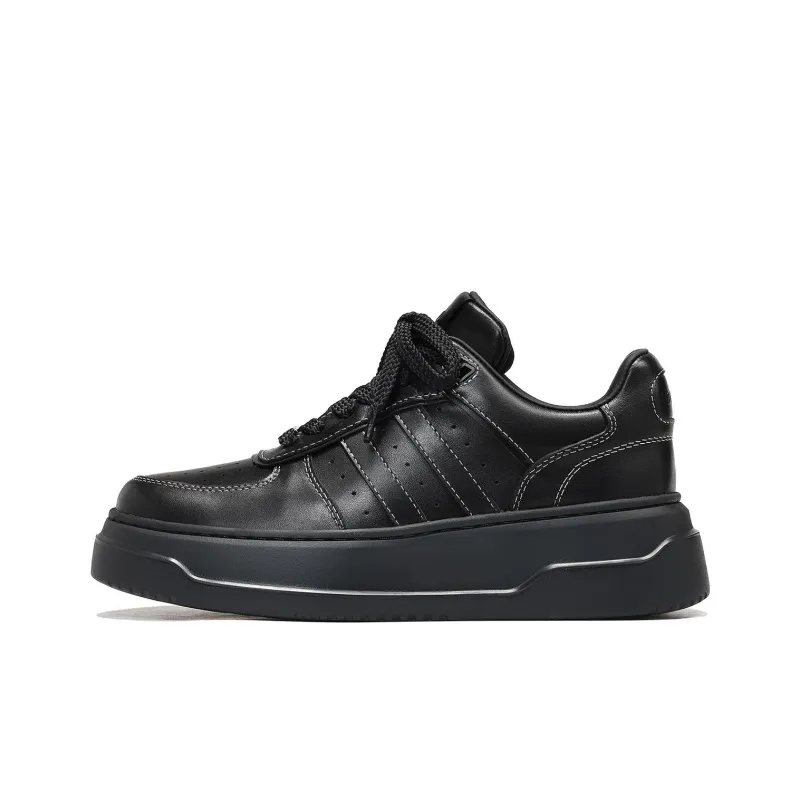 UanDi Slip Resistant Lightweight Height Increasing Low Top Skateboard Shoes Women's-4
