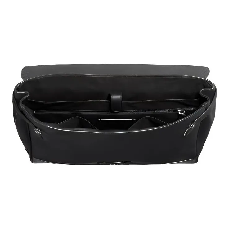 COACH Hudson Pebbled Leather Messenger Bag Handbag Shoulder Bag Crossbody Bag Large Size Men's Black-3