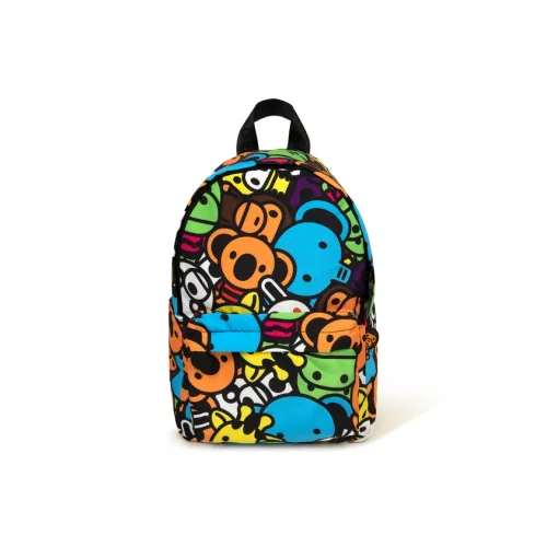 BABY MILO STORE BY A BATHING APE Fabric Backpack Unisex Camouflage/Pink