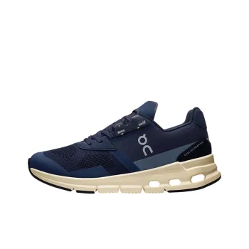 On Cloudrift Anti Slip Wear Resistant Low Top Running Shoes Women's Dark Blue