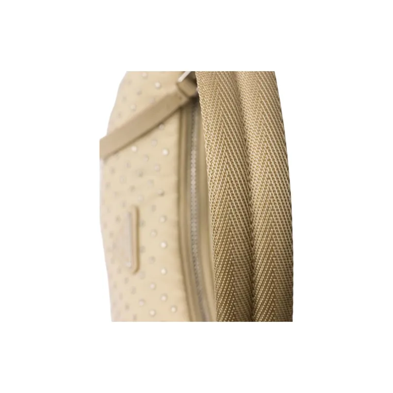 PRADA Hobo Recycled Nylon Handbag Mini Women's Desert Yellow-5