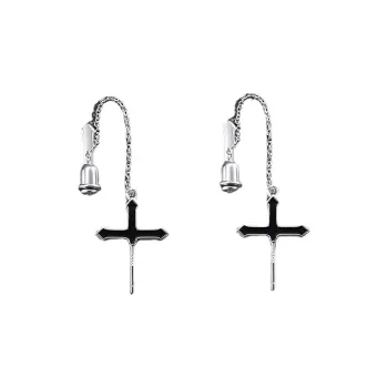 Vegetarian Alloy Stud Earrings Men's