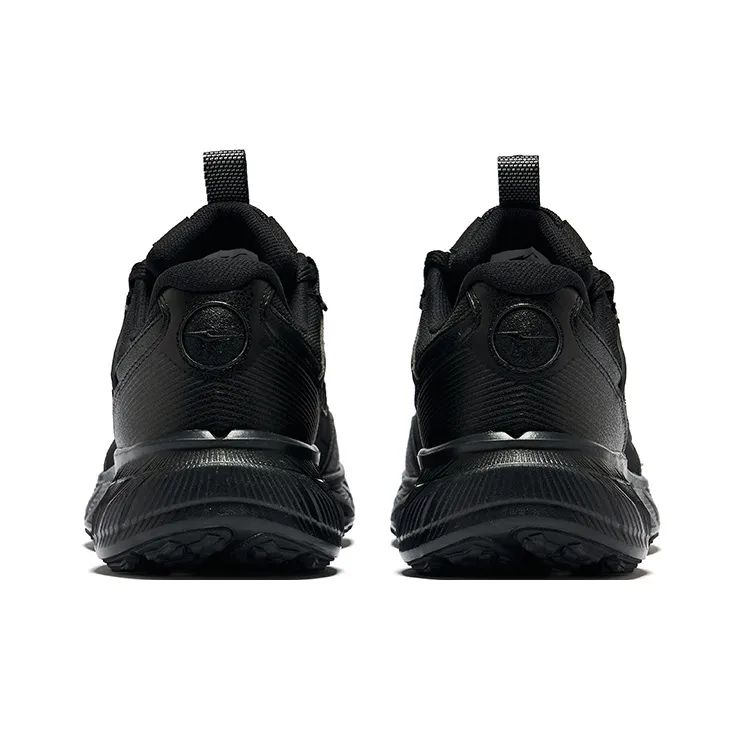 Erke Wilderness Lightweight Cushioning Rebound Low Top Casual Shoes Women's Jet Black-3