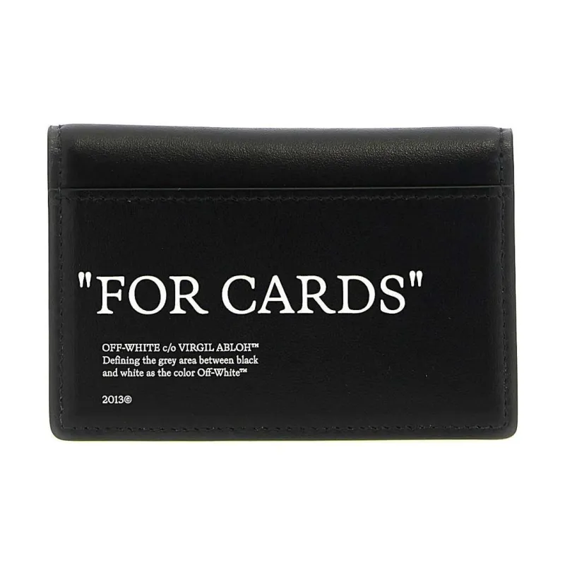 OFF-WHITE Logo Printed Bi-Fold Wallet-1