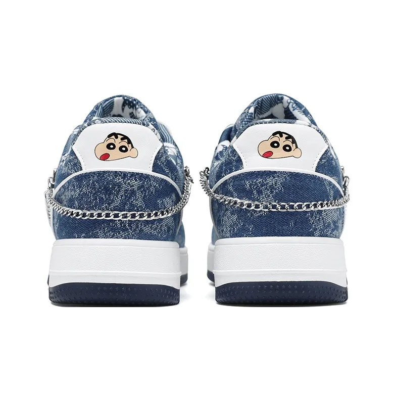 Crayon Shinchan Anti-Slip Wear-Resistant Lightweight Breathable Low-Top Skateboard Shoes Men's-3