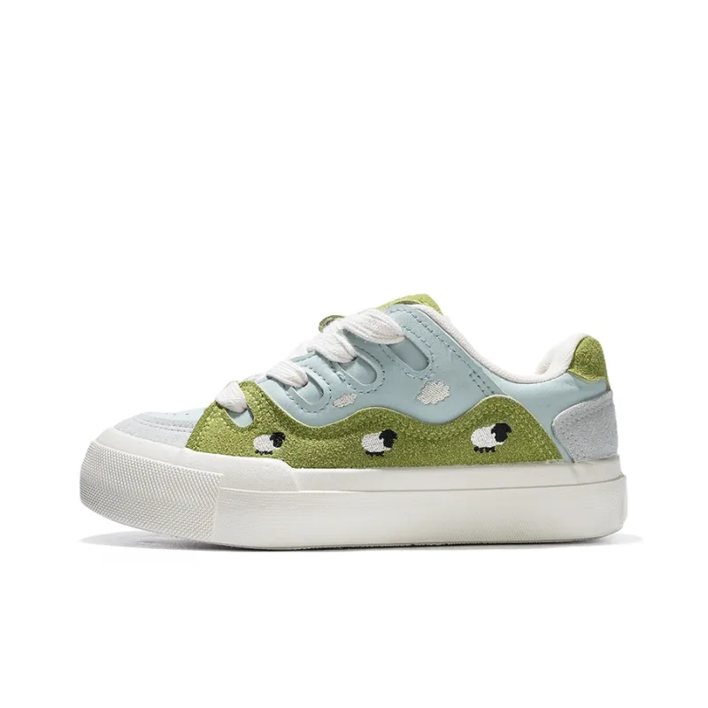 La Chapelle Abrasion Resistant Height Increasing Low Top Skateboard Shoes Women's-1